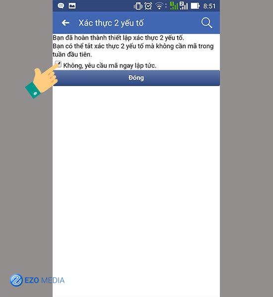 Cách bảo mật tài khoản Facebook 2 lớp bằng điện thoại