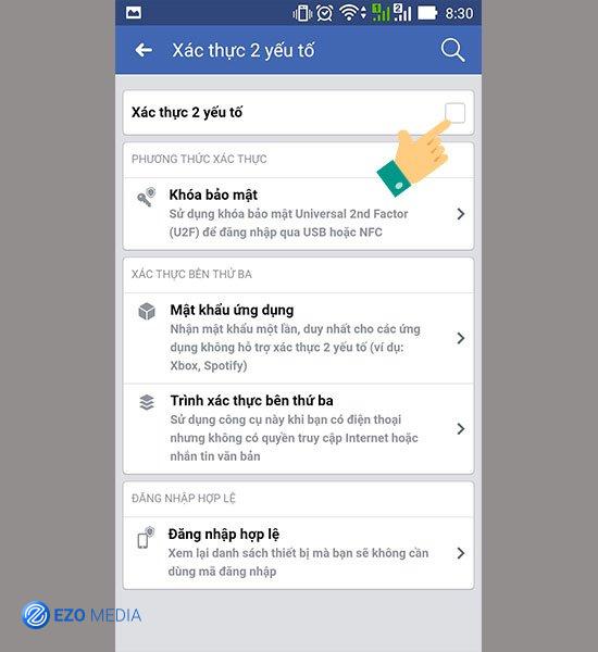 Cách bảo mật tài khoản Facebook 2 lớp bằng điện thoại Cách bảo mật tài khoản Facebook 2 lớp bằng điện thoại