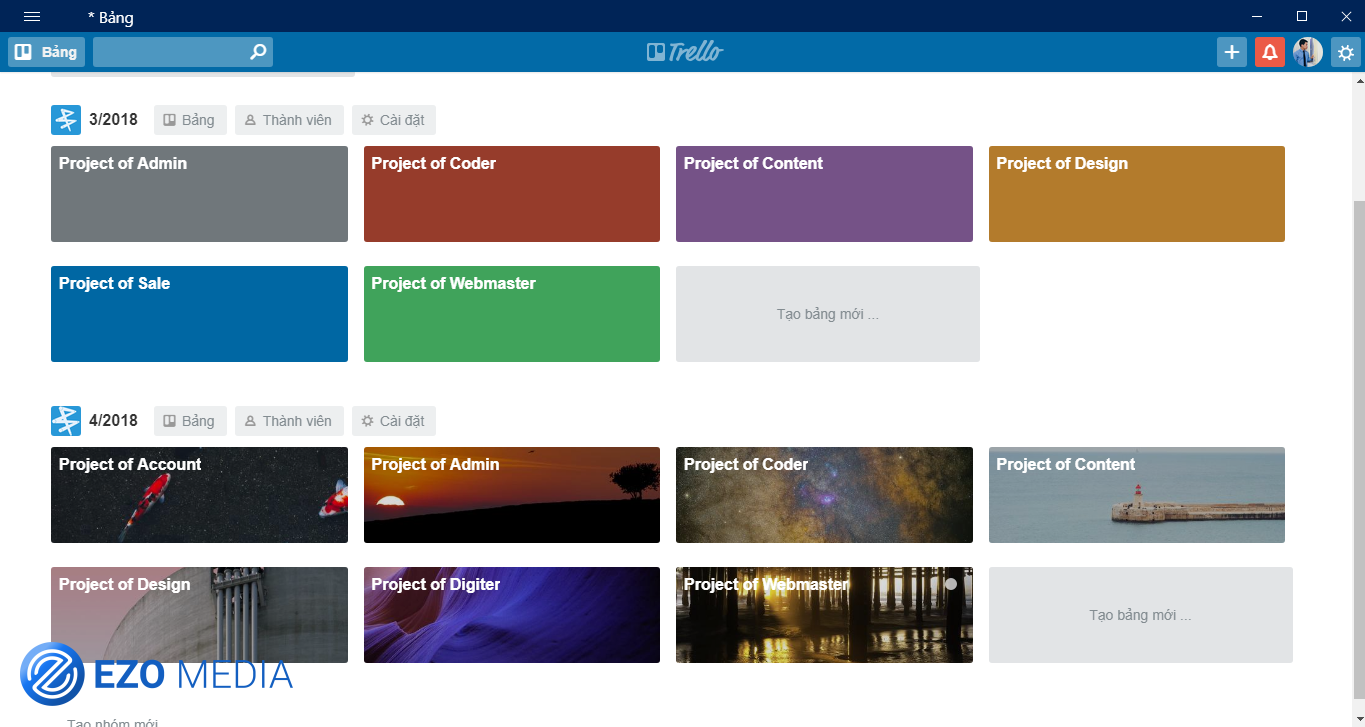 Trello và Asana - Nền Tảng Hợp tác bền vững, quản lí công việc hiệu quả, hiệu suất công việc tăng cao